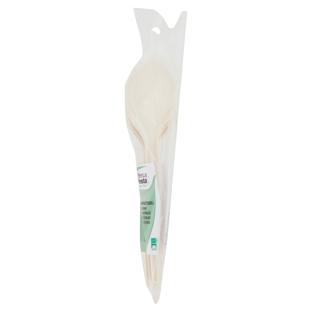 PerLa Festa ComposTable Cucchiai Compostabili 10 pz