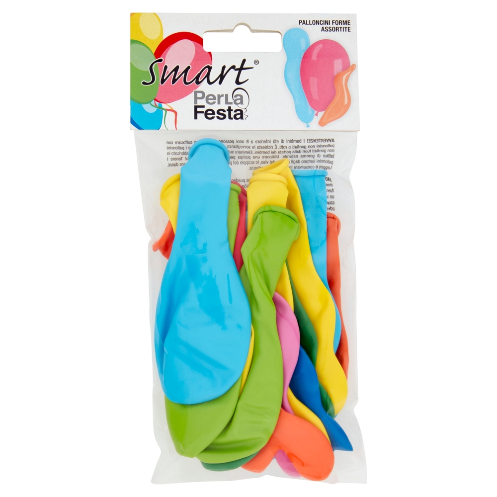 Smart PerLa Festa Palloncini Forme Assortite 18 pz