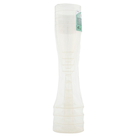 PerLa Festa ComposTable Flutes Compostabili 4 pz
