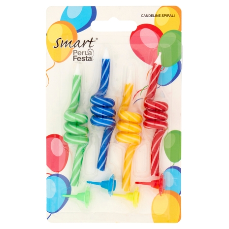 Smart PerLa Festa Candeline Spirali 4 pz