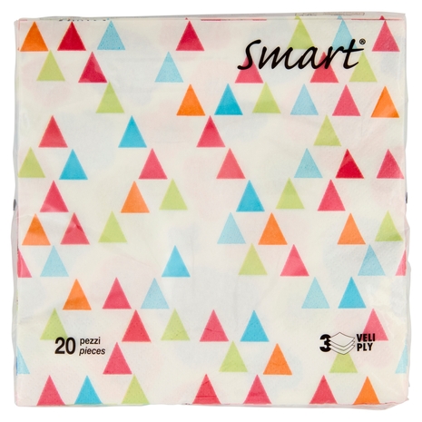 Smart Tovaglioli 3 Veli 33x33 cm 20 pz