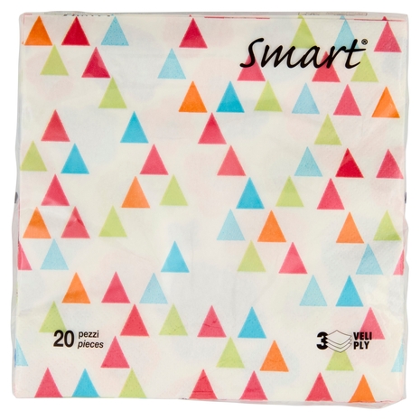Smart Tovaglioli 3 Veli 33x33 cm 20 pz