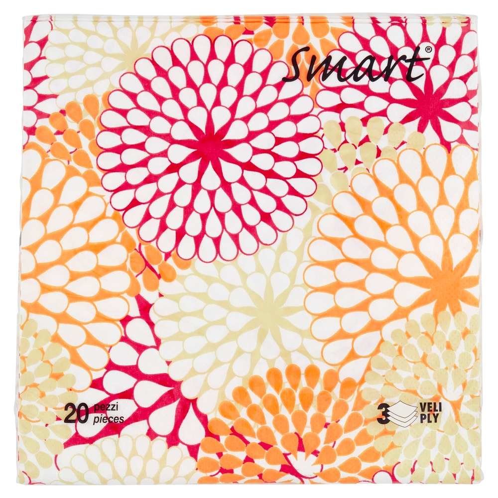 Smart Tovaglioli 3 Veli 33x33 cm 20 pz