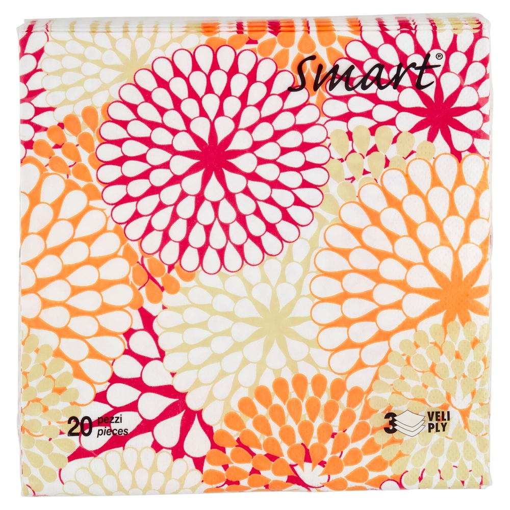 Smart Tovaglioli 3 Veli 33x33 cm 20 pz