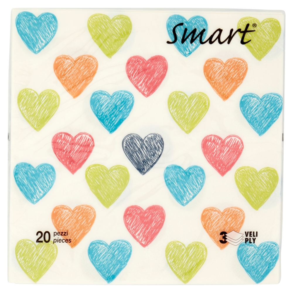 Smart Tovaglioli 3 Veli 33x33 cm 20 pz