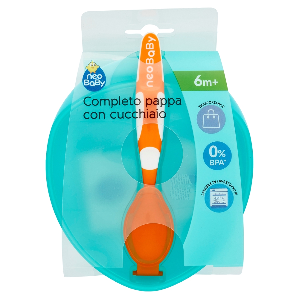 neo Baby Completo pappa con cucchiaio 6m+