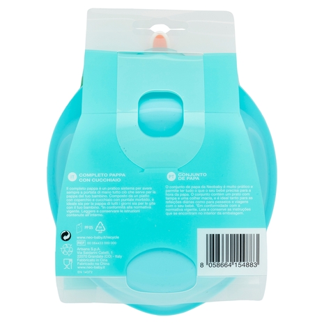 neo Baby Completo pappa con cucchiaio 6m+