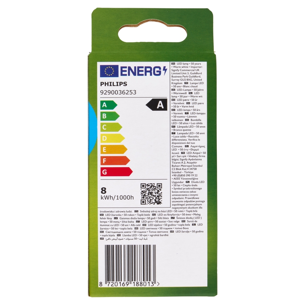 Philips Led Goccia Vetro Smerigliato 100W E27 2700K