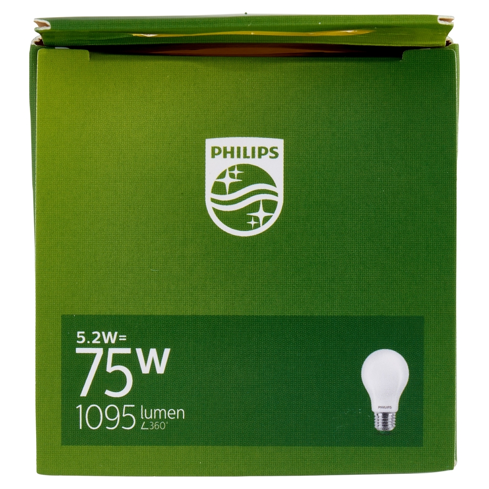 Philips LED Goccia Vetro Smerigliato 75W E27 2700K Non-Dim Classe A