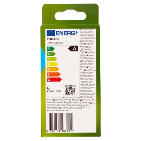 Philips Led Goccia Vetro Smerigliato 75W E27 4000K