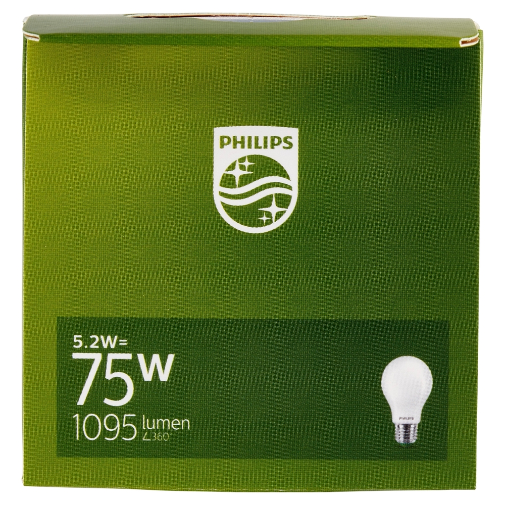 Philips Led Goccia Vetro Smerigliato 75W E27 4000K