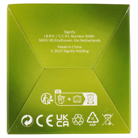 Philips Led Goccia Vetro Smerigliato 60W E27 4000K