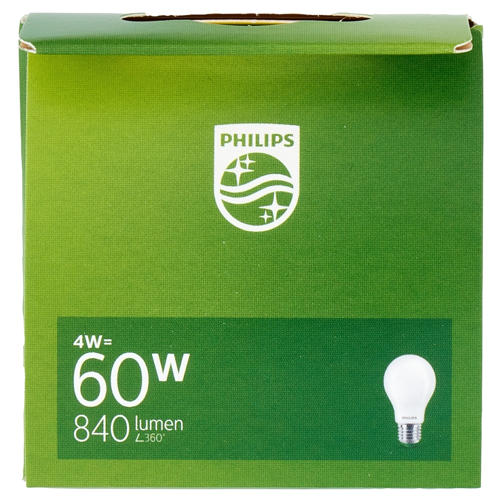 Philips Led Goccia Vetro Smerigliato 60W E27 2700K