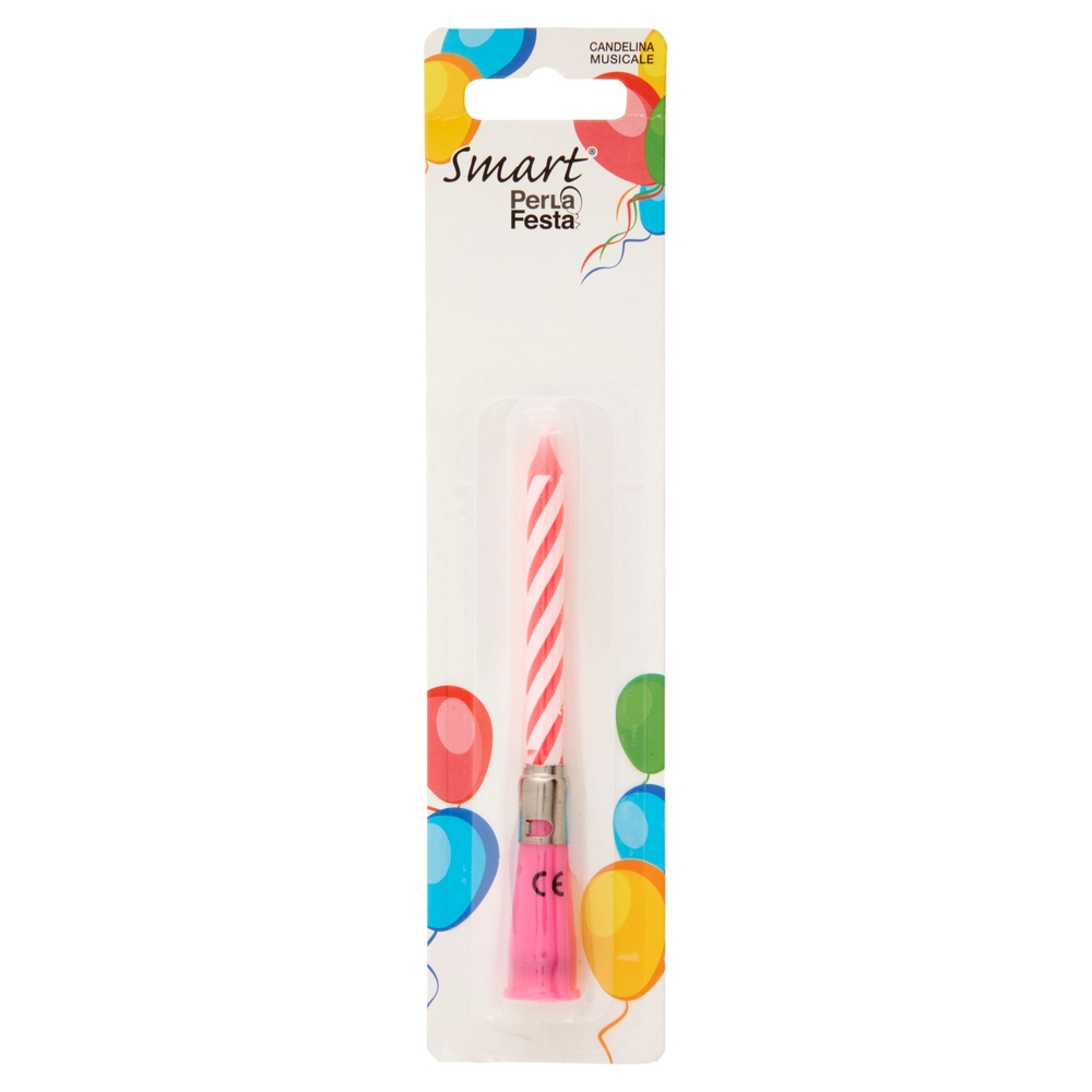 Smart PerLa Festa Candelina Musicale rosa 1 pz
