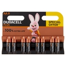 Duracell Plus AA Batterie Stilo Alcaline 1.5V LR06 MX1500 confezione da 8 Pile Duracell
