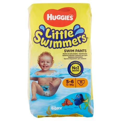 Huggies Little Swimmers Pannolino Costumino 5-6 12-18kg 11 pz