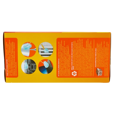 30 Piumini Ricarica + 2 Manici (34 Cm E 63-89 Cm) - Set Pulizia Per Swiffer - Cattura Polvere E Sporco