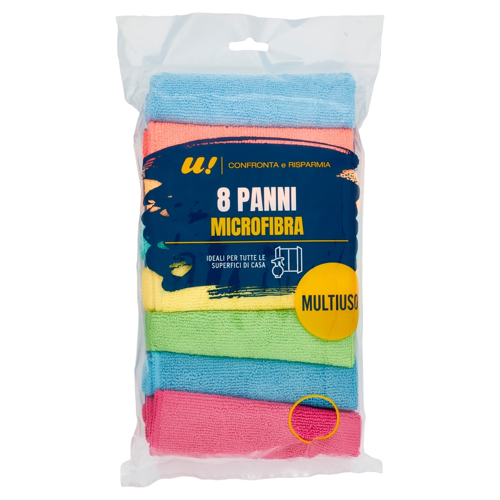 Panno In Microfibra 30x30 Cm – Confezione Da 8 – Multiuso, Senza Pelucchi, Per Casa E Auto - 3