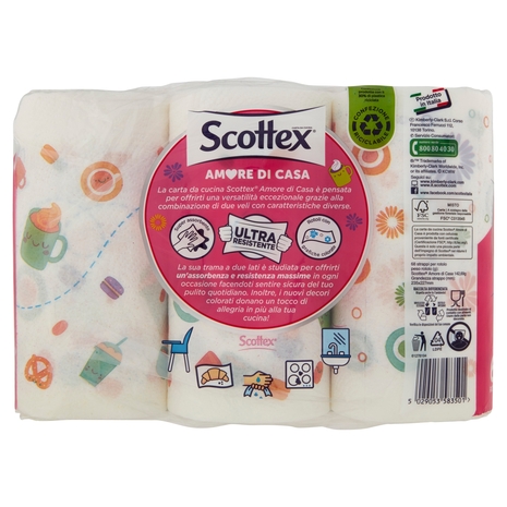 Scottex Casa Carta da Cucina, Carta e plastica, Spesa Online a casa:  confronta le offerte di spesa a domicilio Carrefour