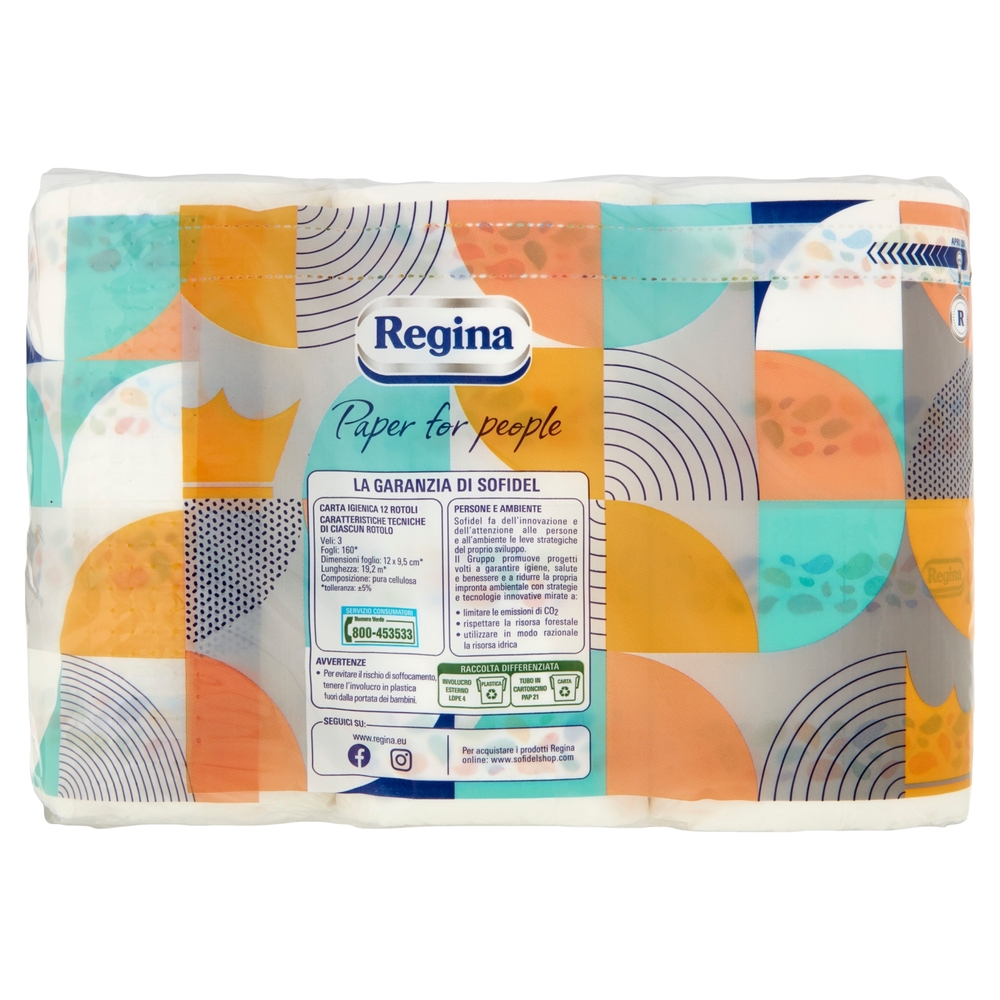 Carta Igienica Regina Stylish - 48 Rotoli, 3 Veli, 160 Fogli, Certificata FSC - Foto 4