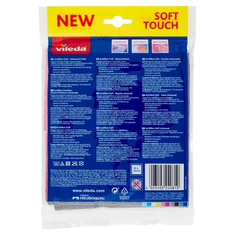 Vileda Actifibre Soft Mikrofiber Mutfak Bezi (2'li Paket) - Fiyatı