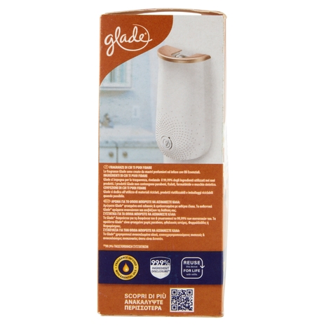 Glade Sense&Spray Doppia Ricarica, Profumatore Ambienti Con Sensore Sandalo Bali E Gelsomino 2x18ml