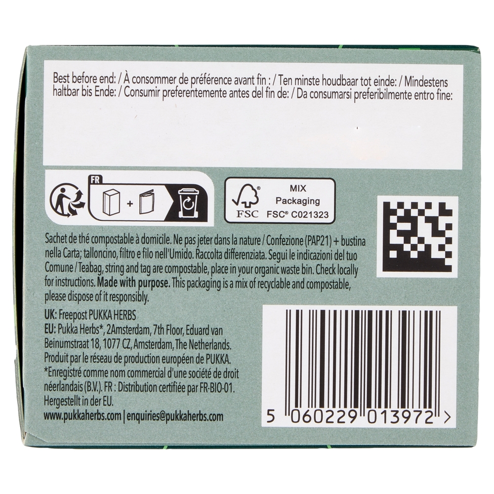 pukka supreme matcha green organic 20 green tea sachets 30 g