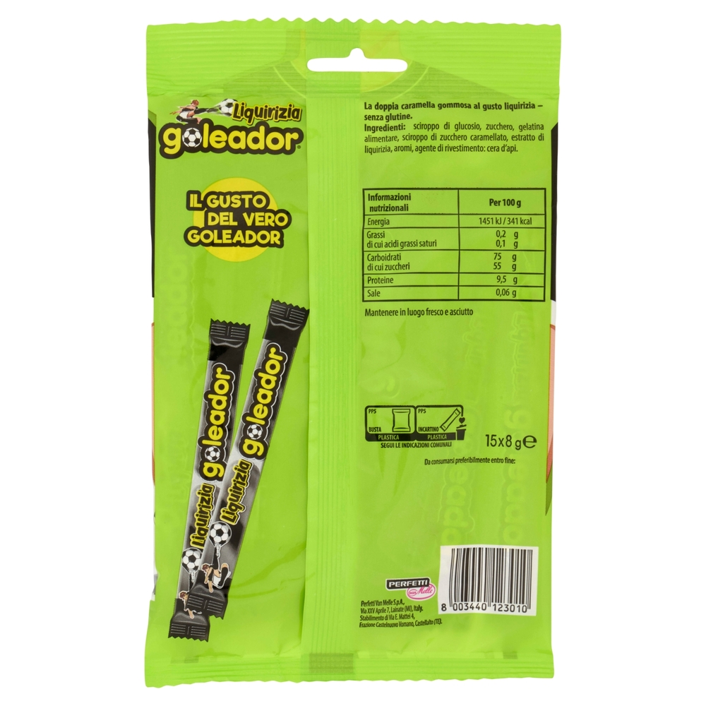 goleador Liquirizia 15 x 8 g