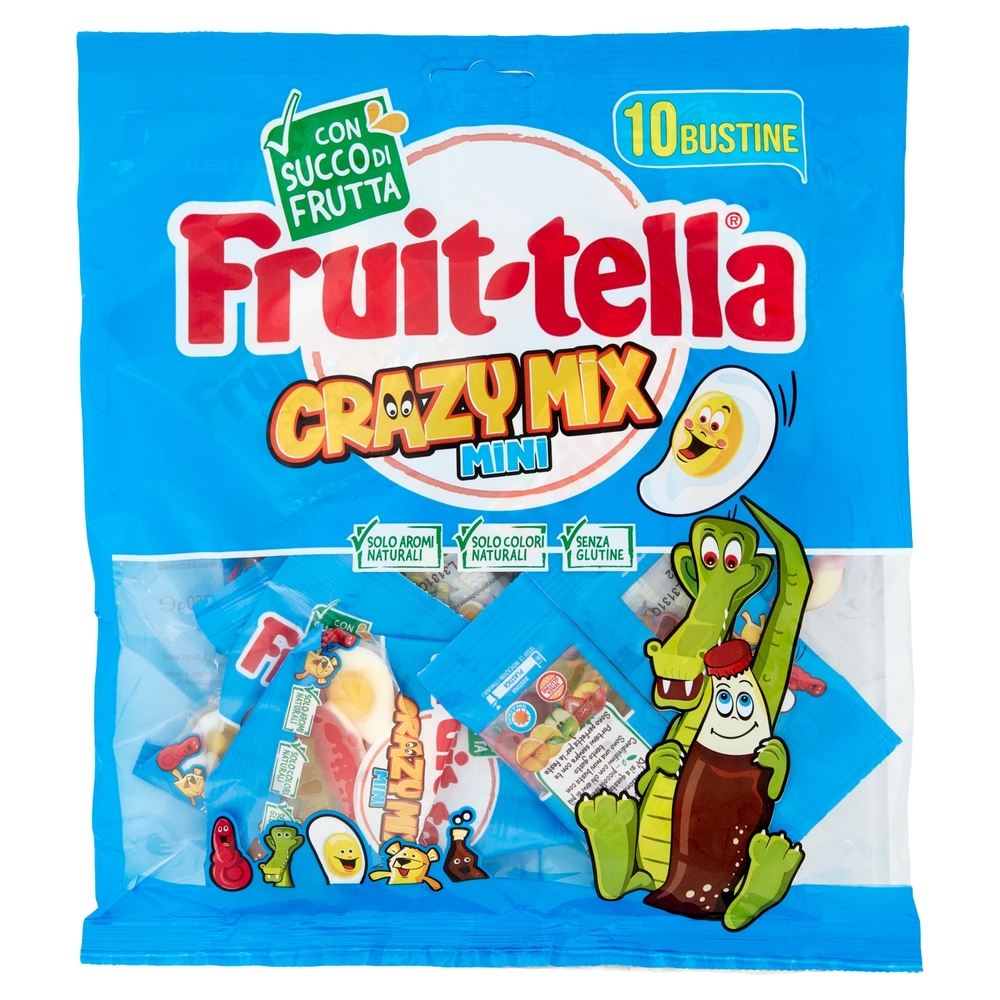 Fruit-tella Crazy Mix Mini 10 Bustine 250 g
