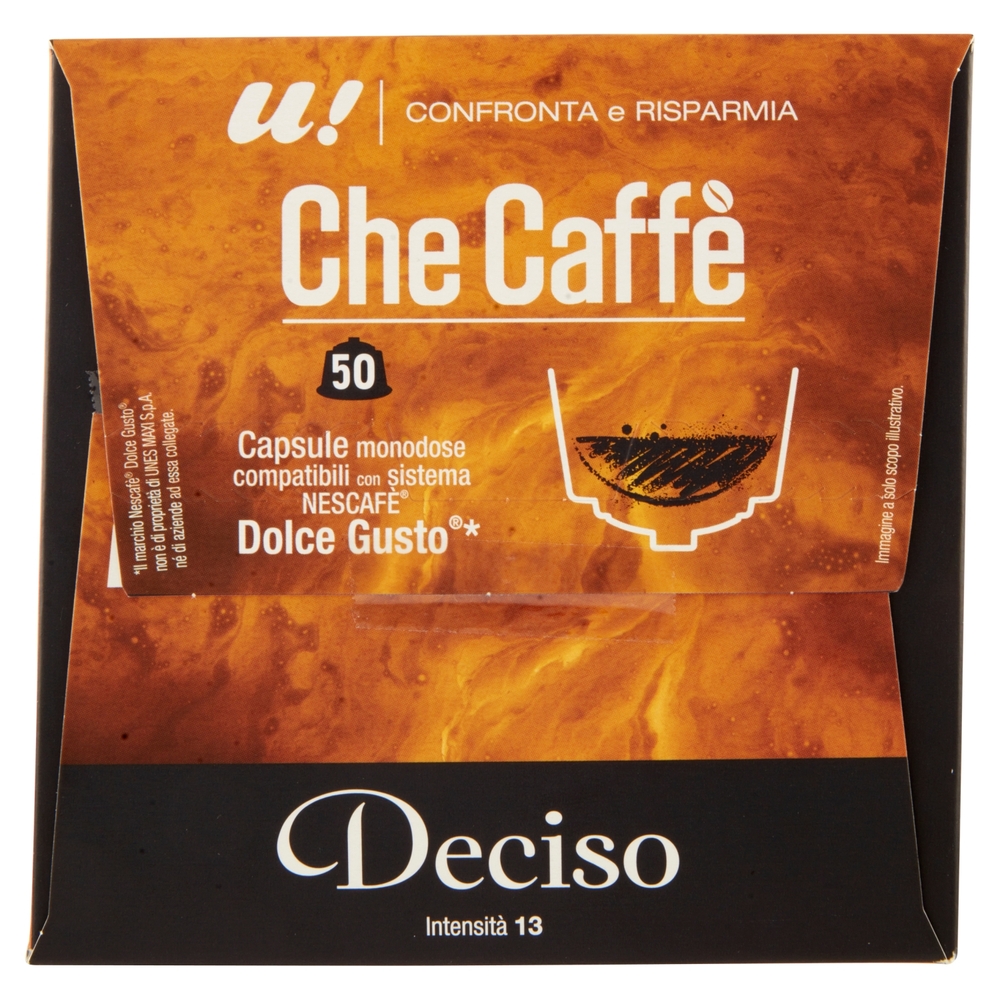 50 Capsule Che Caffè Deciso Nescafè Dolce Gusto U! Confronta e Risparmia