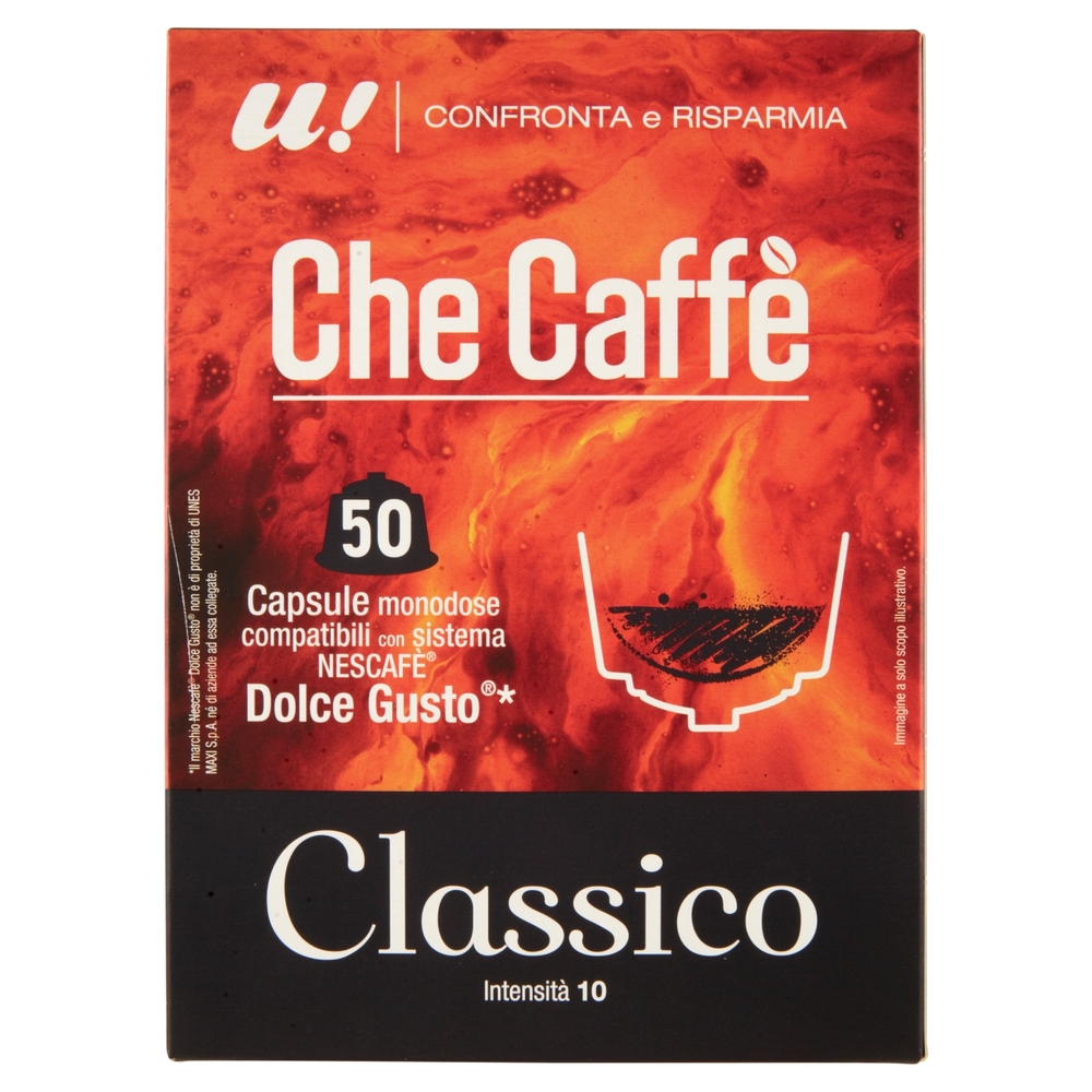 50 Capsule Che Caffè Classico Nescafè Dolce Gusto U! Confronta e Risparmia