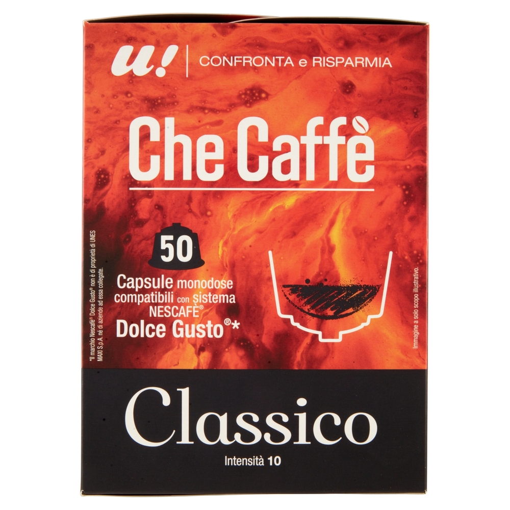 50 Capsule Che Caffè Classico Nescafè Dolce Gusto U! Confronta e Risparmia
