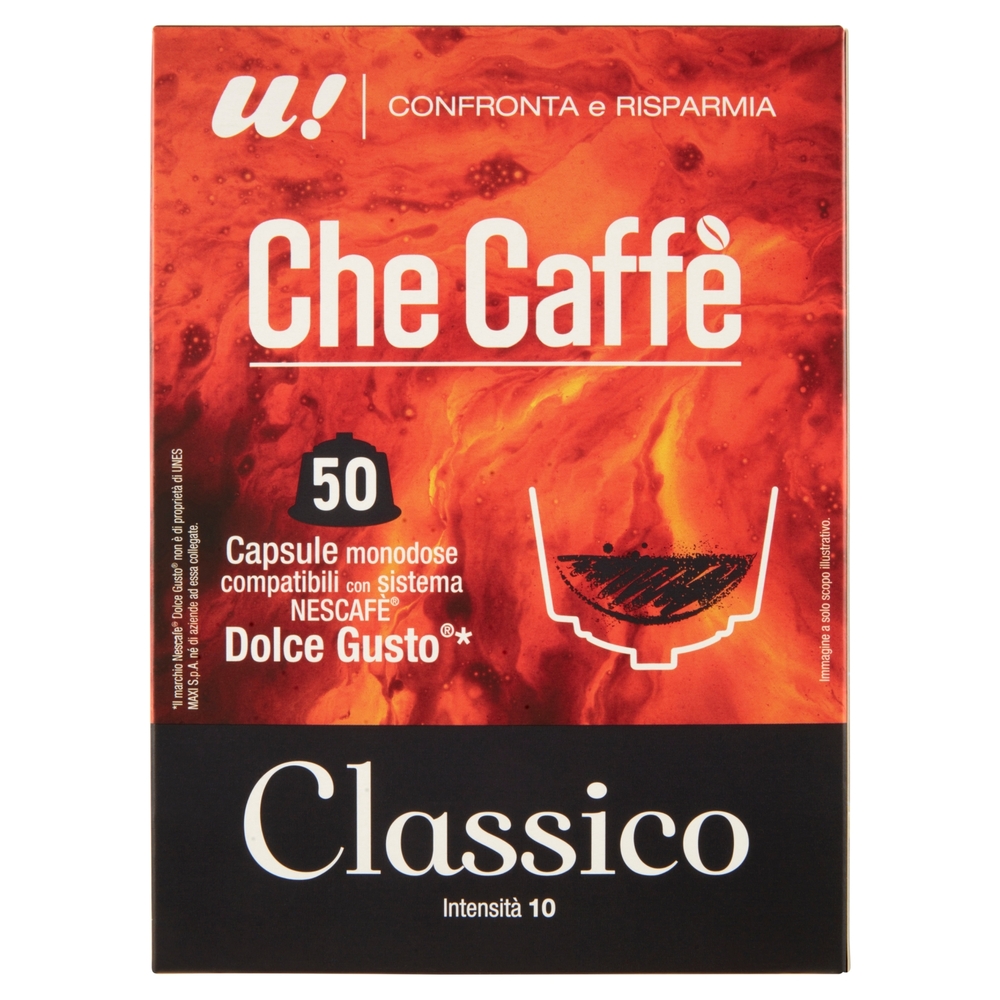 50 Capsule Che Caffè Classico Nescafè Dolce Gusto U! Confronta e Risparmia