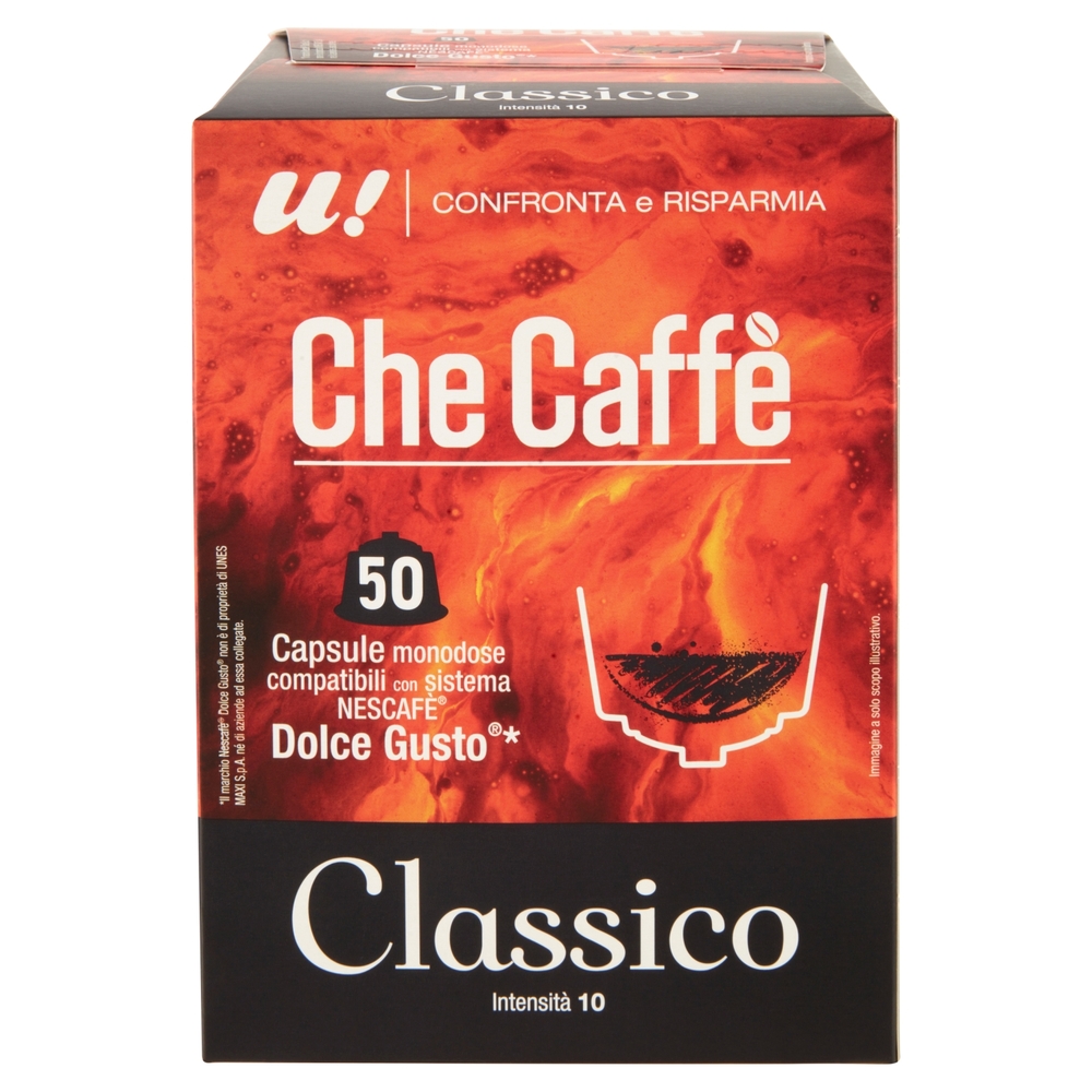 50 Capsule Che Caffè Classico Nescafè Dolce Gusto U! Confronta e Risparmia