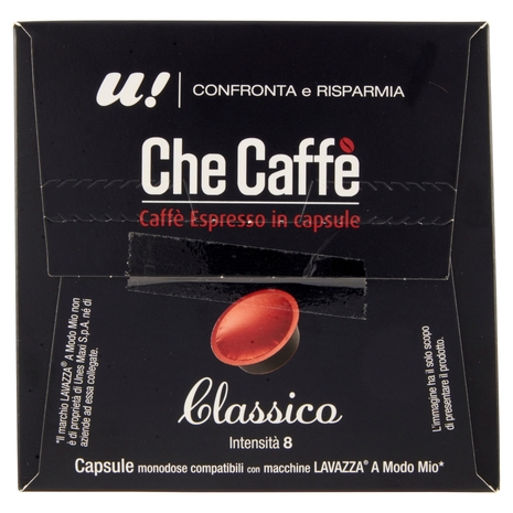 40 Capsule Che Caffè Classico Lavazza A Modo Mio U! Confronta e Risparmia