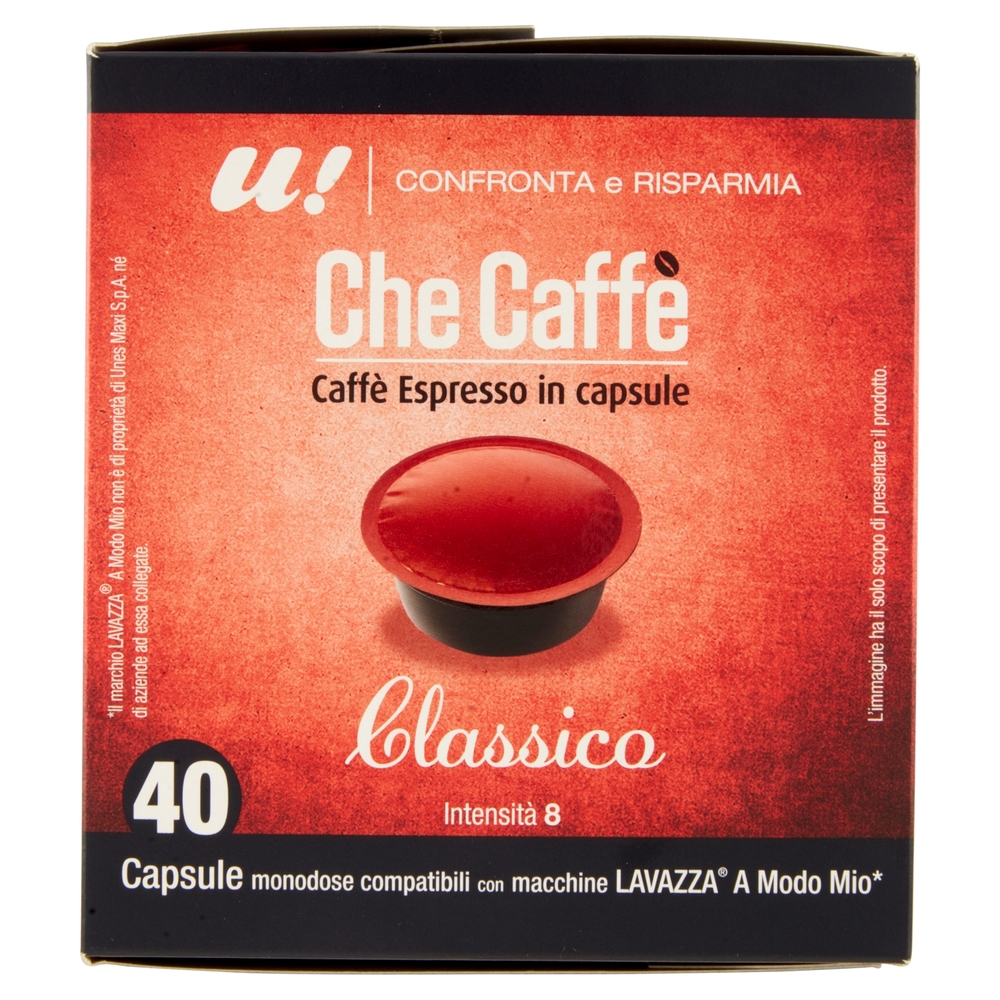 40 Capsule Che Caffè Classico Lavazza A Modo Mio U! Confronta e Risparmia