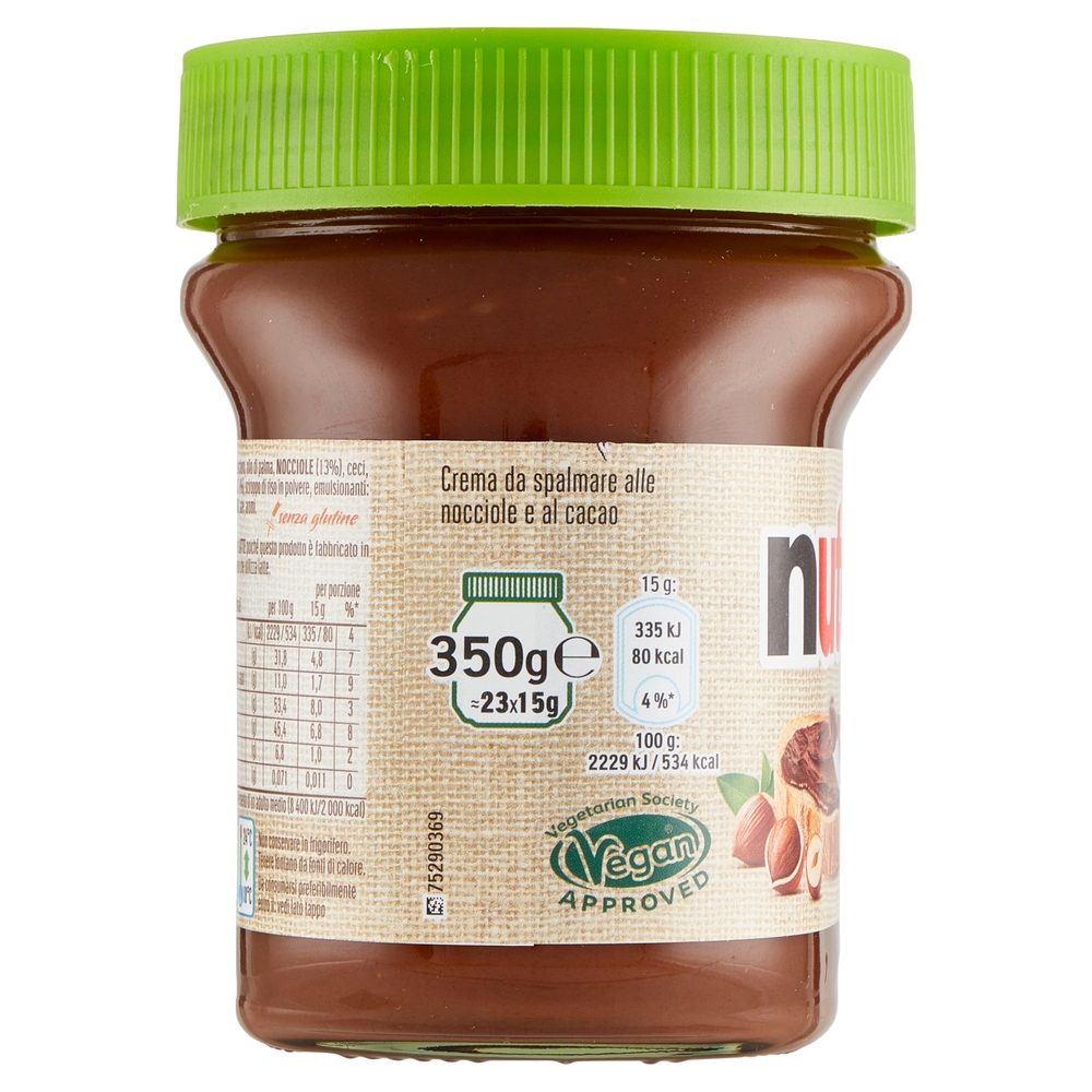 nutella plant based l'esperienza inconfondibile di Nutella con ingredienti di origine vegetale 350g