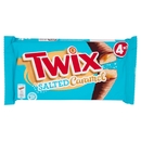 Twix Snack al Cioccolato con Caramello Salato, 4 Barrette x 46g