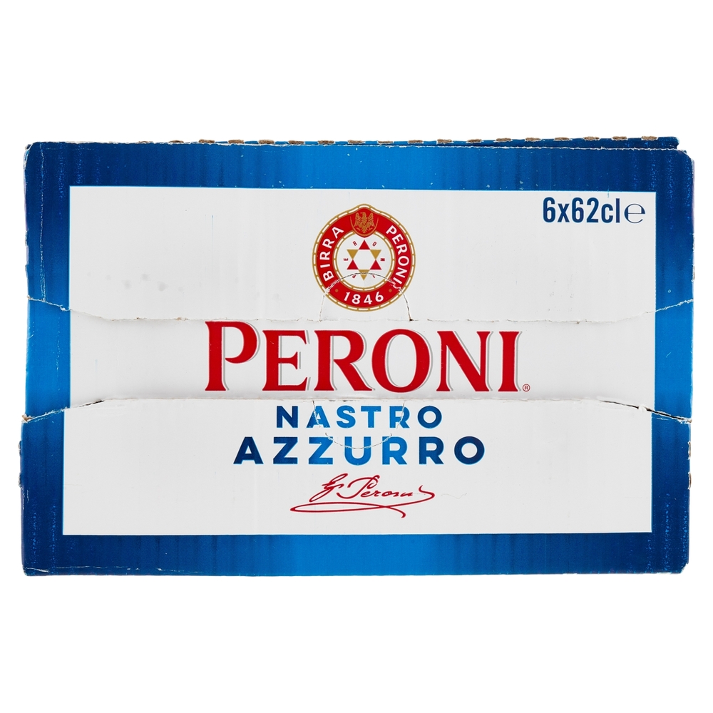 Peroni Nastro Azzurro Birra 6 x 62 cl
