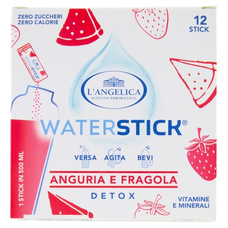 L'Angelica Waterstick Anguria e Fragola Detox 12 x 2 g