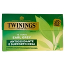 Twinings Earl Grey Tè Verde aromatizzato Bergamotto Antiossidante e Supporto Ossa 20 filtri The 40 g