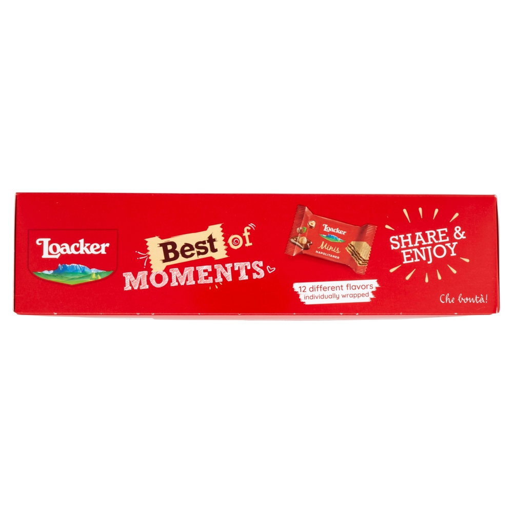 Loacker Best of Moments Wafer confezione regalo con delizie assortite di wafers e cioccolato 400g