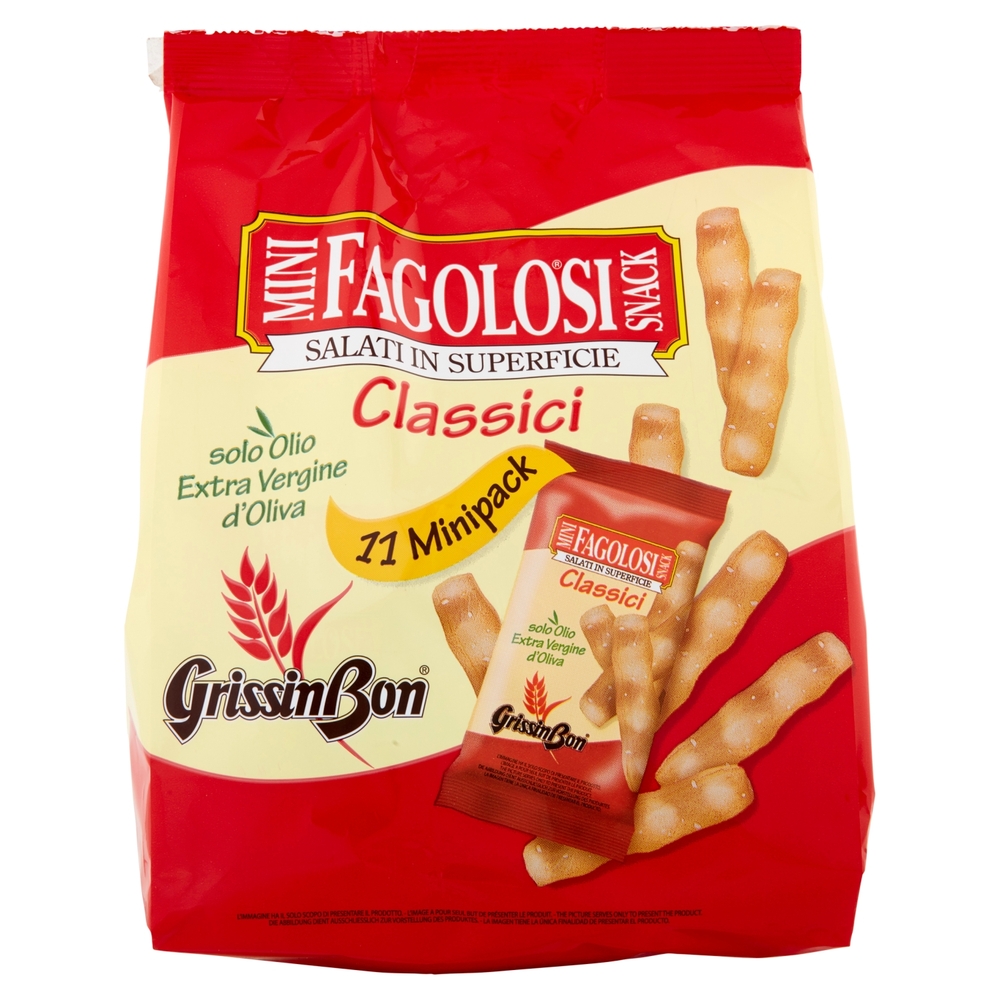 Mini Fagolosi Snack Classici, 11x15 g