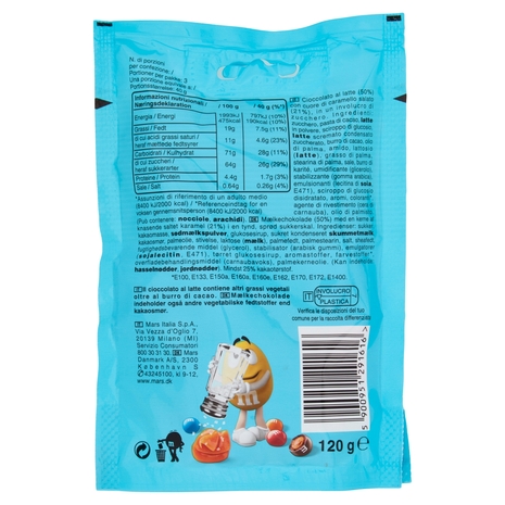 M&M's Confetti al Cioccolato con Caramello Salato 120 g