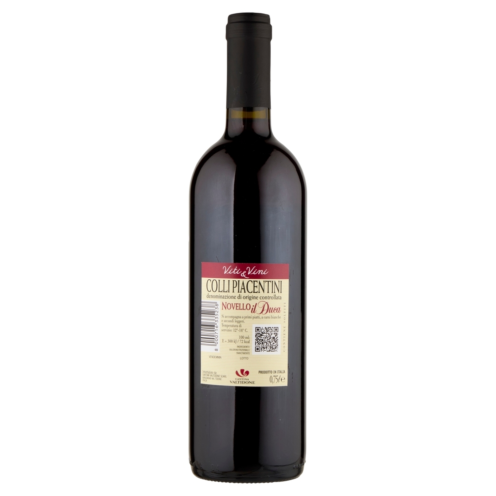Cantina Valtidone Viti & Vini Il Duca Colli Piacentini DOC Novello 0,75 L
