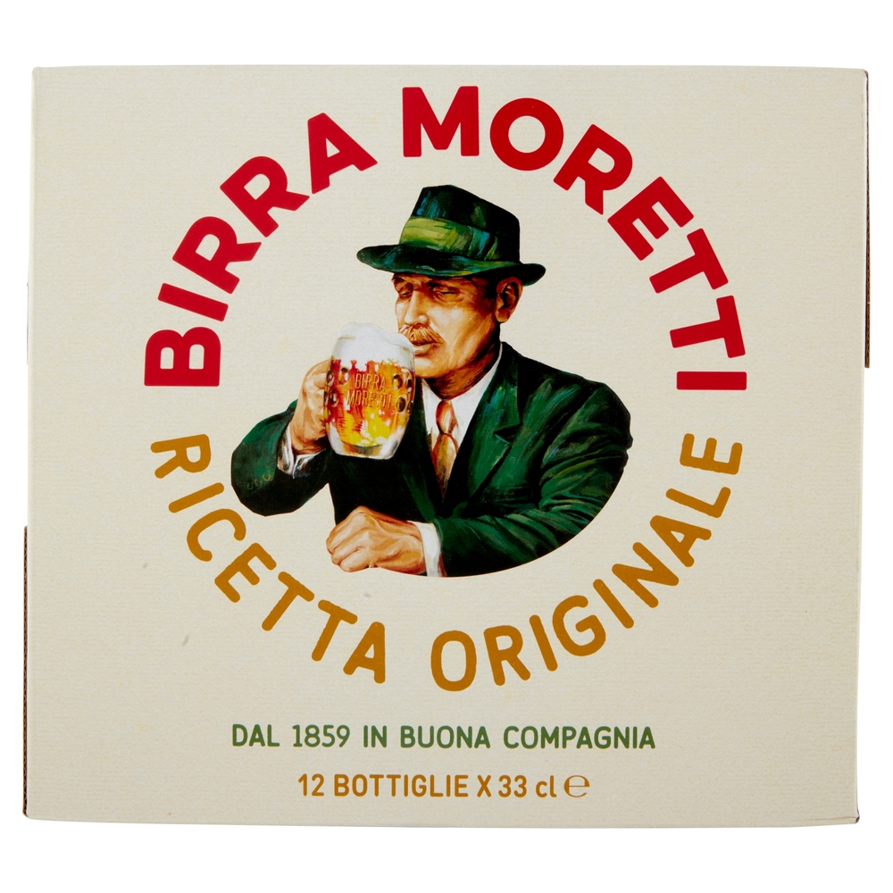 Birra Moretti Ricetta Originale 12 x 33 cl