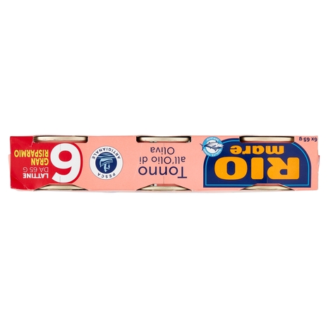 Rio mare Tonno all'Olio di Oliva 6 x 65 g