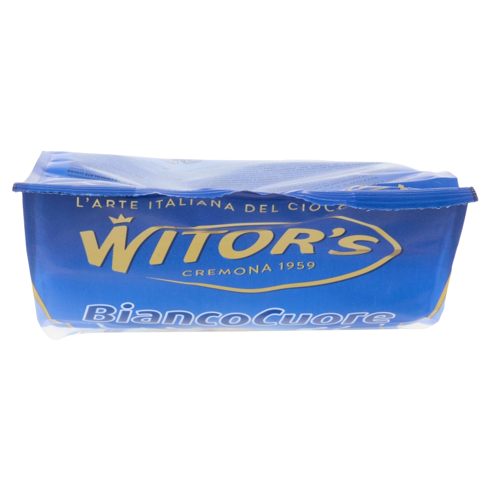 Witor's Bianco Cuore Cioccolato al Latte con Cereali al Cacao 200 g