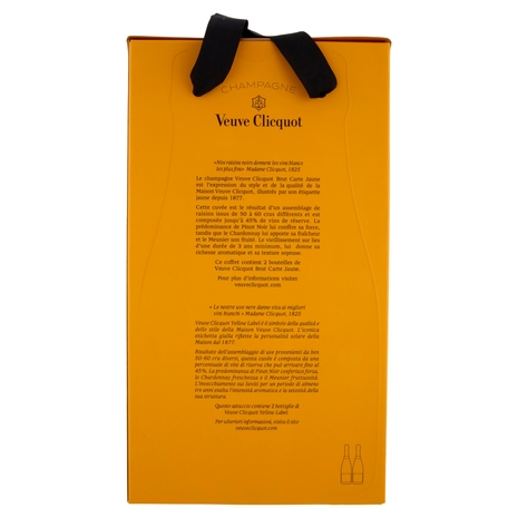 Veuve Clicquot Champagne Brut Astuccio 2 x 750ml