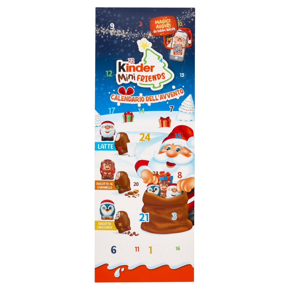 Kinder Calendario dell'Avvento Mini Friends 24 pezzi 146 g